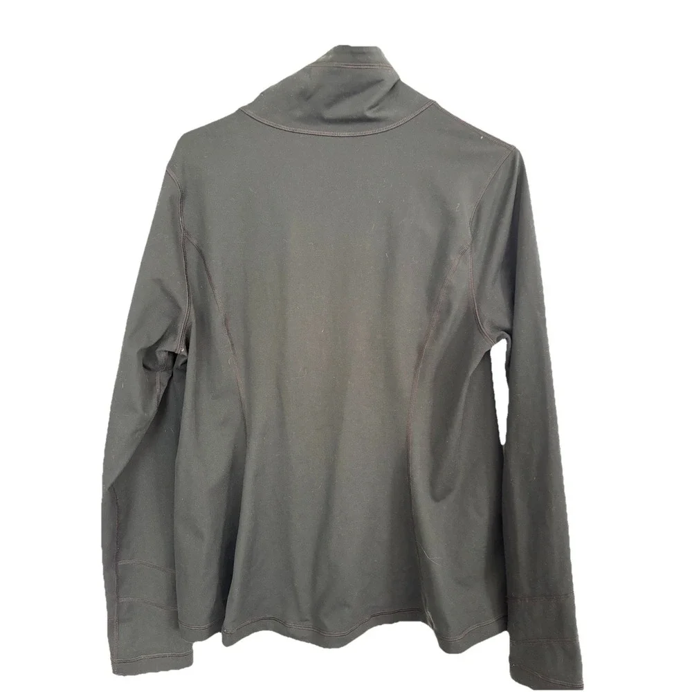 Adidas Track Jacket Womens XL Full Zip Black‎ Performance Athletic